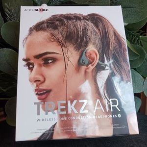 AfterShokz Trekz Air Forest Wireless Bone Conduction Headphones Forest Green NIB
